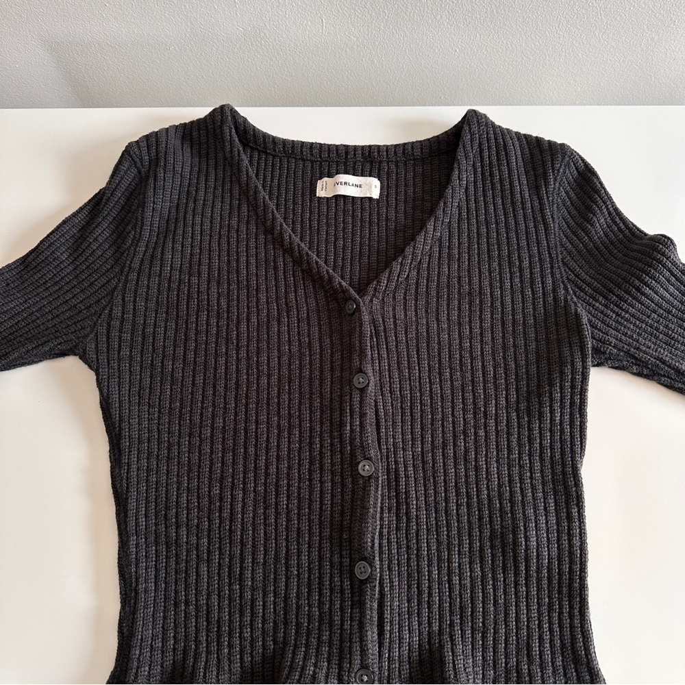Everlane Cozy Rib Cardigan - Picture 4 of 10